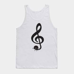 Treble Clef | by queenie's cards Tank Top